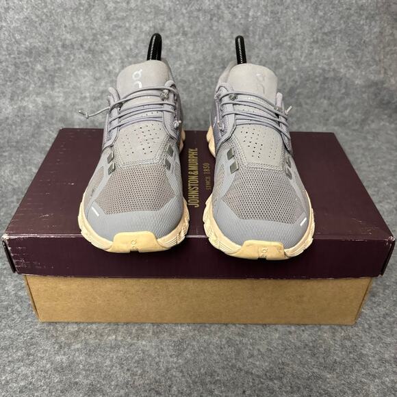 On Cloud 5 Zinc Gray Mesh Athletic Running Shoes Womens Size 7.5 US 59.98883 - Picture 3 of 9